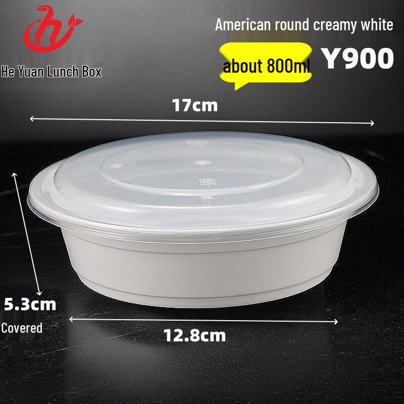 Starred American Rectangular 750ml Disposable Meal Box