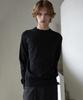 Dekkoloso Mode Herashi Round Knit [Black]