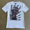 Y2K VINTAGE ANCHOR BLUE GASMASKE WEISS GRUNGE SKATER GRAFIK T-SHIRT KLEIN Unisex T-Shirt