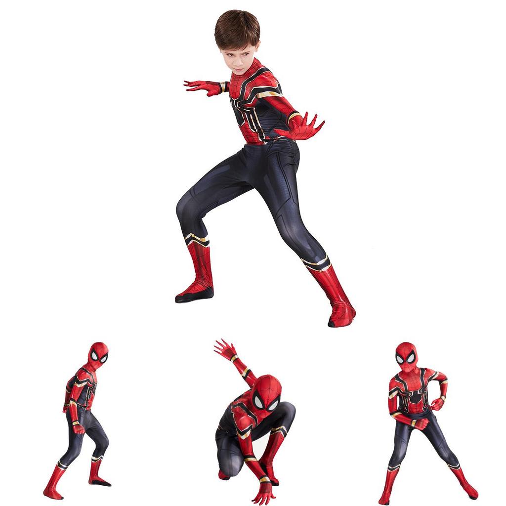 Iron Spiderman Suit Superhero Costume Cosplay Jumpsuit With Exquisite Workmanship