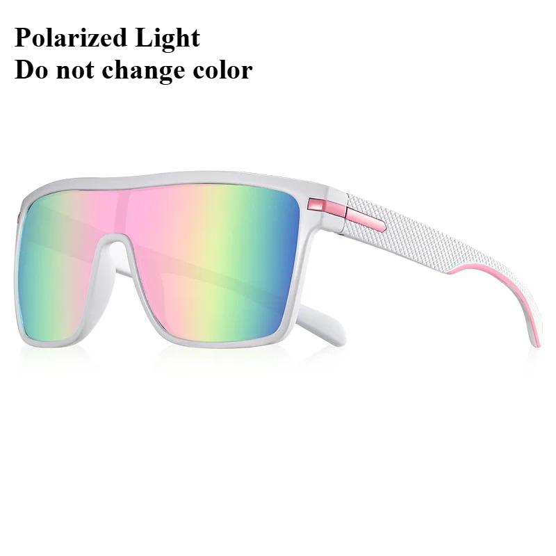 Men Photochromic Sunglasses Women Oversized Sun Glasses Male Night Vision Driving Goggles Uv400
