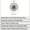 Car One-Button Start Decoration Sticker Ring Switch Button Protection Sticker Cover Interior Button Sticker Crystal Inlaid Universal Product