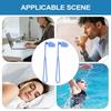 1pair Swimmers Ear Plugs Comfortable Swimming Ear Plugs Silicone Waterproof Reusable Hearing Protection Earbuds 1 Pair With Lanyard