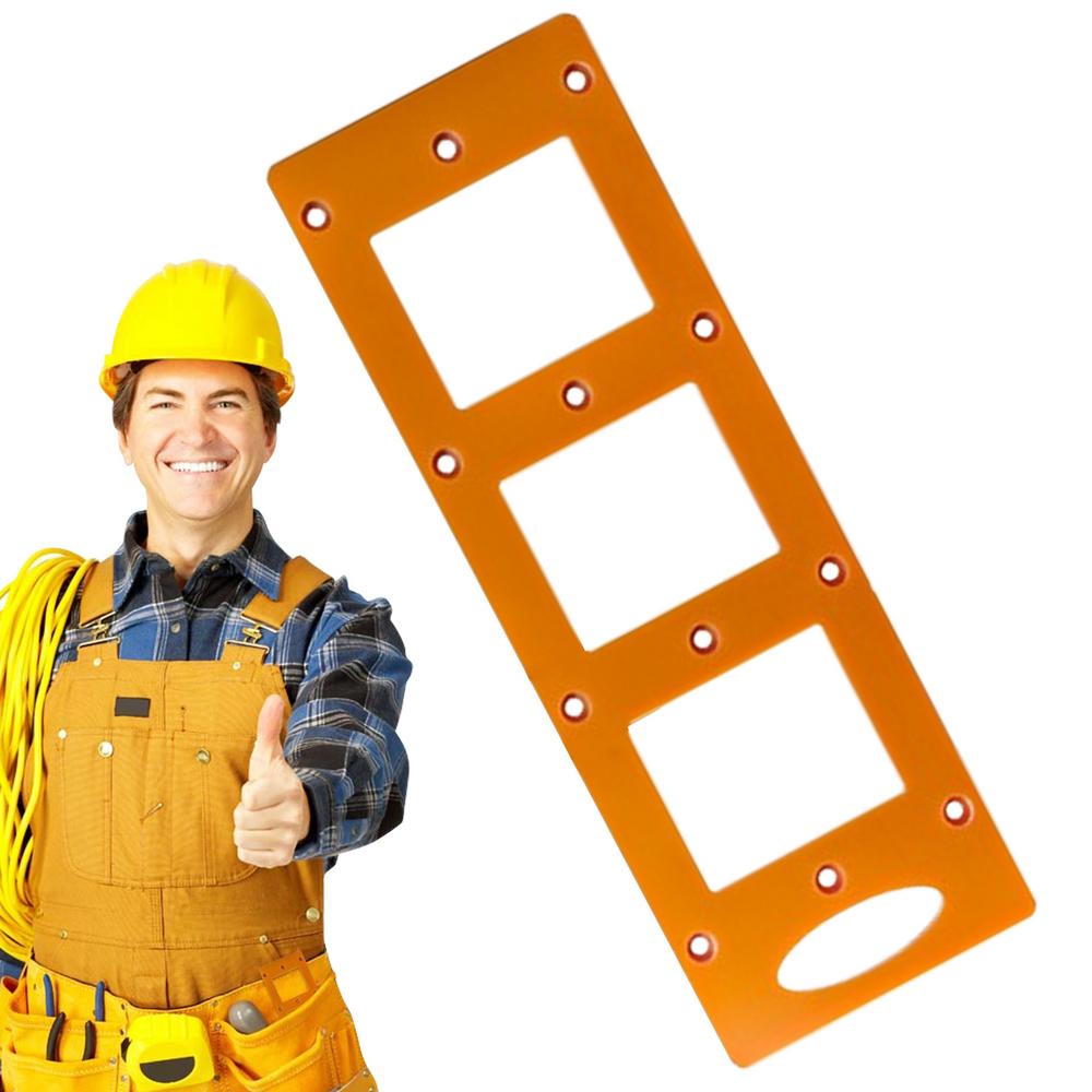 Drywall Electrical Plug Stencil Tool Sockets Slotting Template Electrical Plug Stencil Tool Sockets Box Mounting Bracket