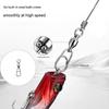 10Pcs Fast Speed Bearing Fishing Swivels Snap Connectors Stainless Steel Link Rings For Lure Tackle And Baiting