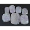 235Cts.Natural Pink Kunzite Octagon Cabochon Loose Gemstone 7Pcs Lot 19-32MM C-1175