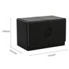 Fashion PU Leather Card Deck Box Flannel Collection Window Collection Box Card Stacking Storage Box Women Men