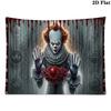 It Clown Wall Tapestry Aesthetic Wall Hanging Printed Fabric Blanket Decorative Tapestries for Bedroom Living Room Home Decor