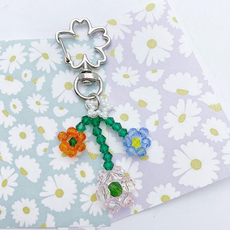 Handmade Beads Keychain Durable Material for Detail Oriented Individuals