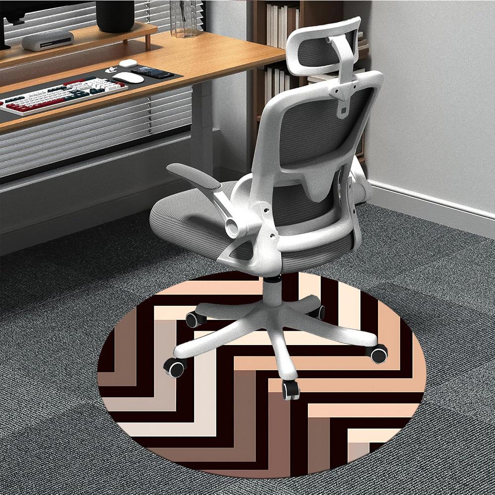 

1pc Maze Pattern Chair Carpet for Office, Perfect for Office, Holiday Party Decoration Choice yy260314089 80cm by 80cm