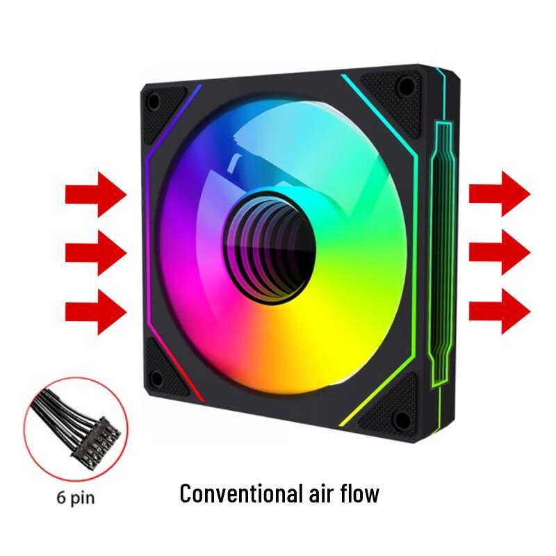 Lilang Prism 4th Gen 12cm ARGB Cooling Fan Twin Pack