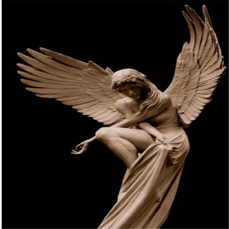 Home Decoration Collection Toys Redemption Angel Sculpture Resin Creative Sculpture