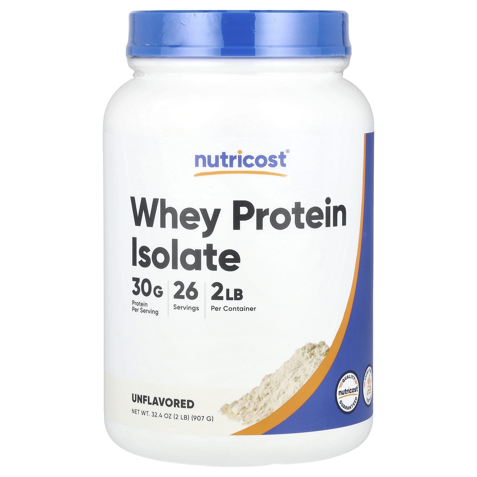 

Whey Protein Isolate, Unflavored, 907G (2Lb)