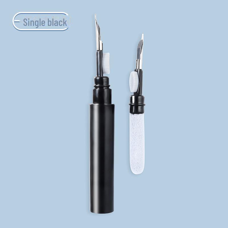 

Многофункциональная чистящая щетка и ручка для мобильных телефонов и наушников 1pc first generation чёрный