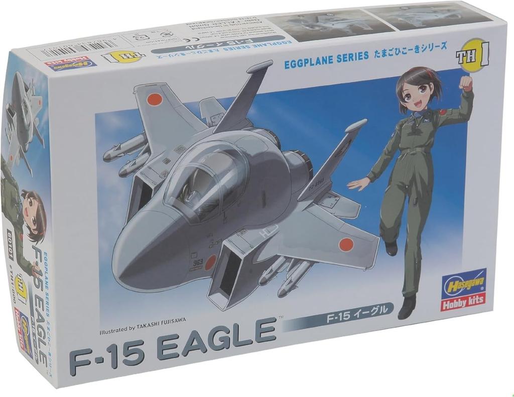 Hasegawa Egg Plane Japan Air Force Eagle Plastic Model Kit TH1 Self-Defense F-15 Non-Scale