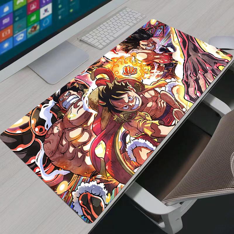 Mouse Pad Gaming XL Home New HD PC Mousepad XXL Keyboard Pad Non-Slip Office Carpet Laptop Japan Game Anime One Piece For LOL