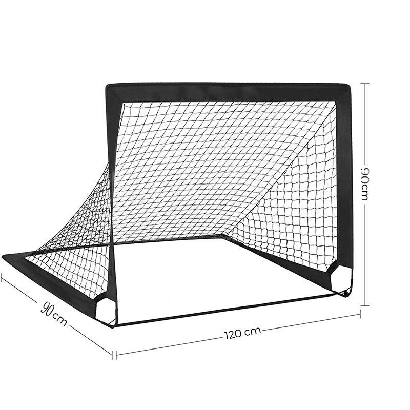 

4x3ft Children s Portable Football Goal Net for Outdoor Toddler Training and Matches чорний