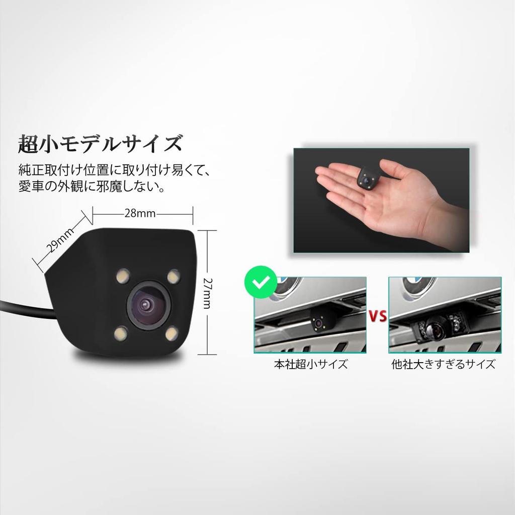 (CAM009S) XTRONS AHD Backup Camera, 720P, 1 Million Pixels, Wide Angle, 170 Degrees, 4