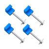 4Pcs Truck Tool Box Tie Downs Strong Structure Wear Resistant Professional Universal Easy Use Pickup Crossover Mounting Clamps