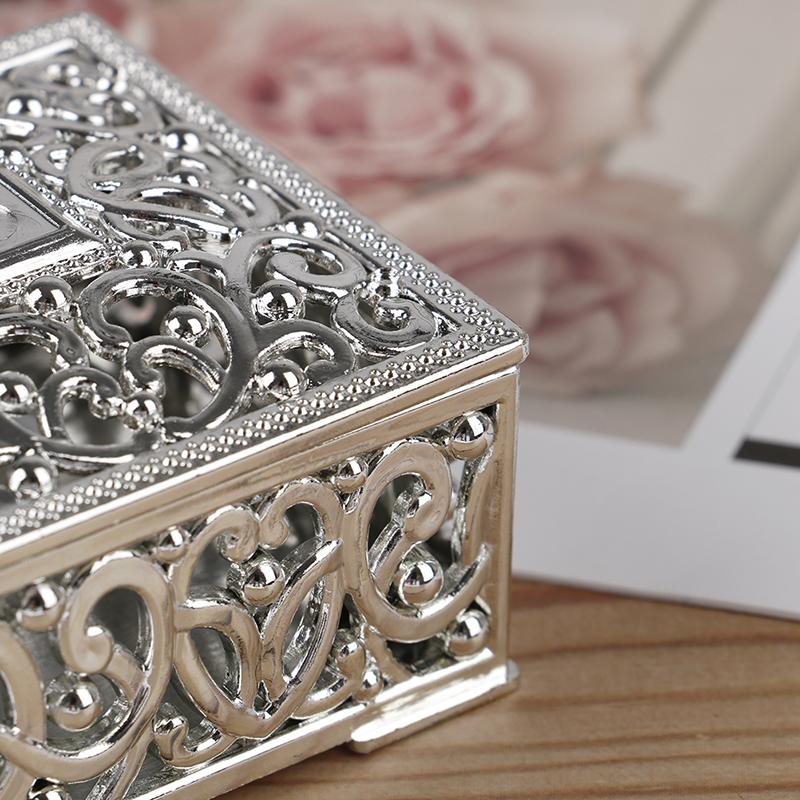 Plastic Treasure Trinket Box Square Candy Box Treasure Chest Wedding Favor Box