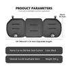 For Volkswagen VW Car Seat Cushion Perforated Breathable Car Cushion Accessorie Golf Polo 4 5 6 Passat B5 B6 B7 CC Jetta Tiguan QR9