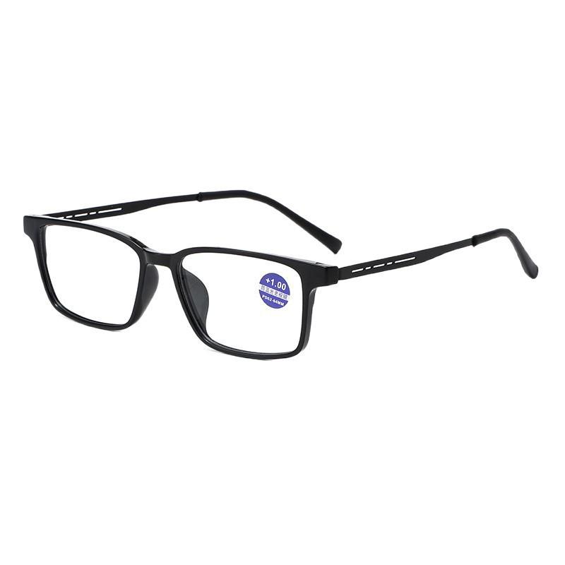 2026 Stylish Blue Light Blocking Unisex Reading Glasses with Fashionable Resin Frames for Middle-Aged and Elderly