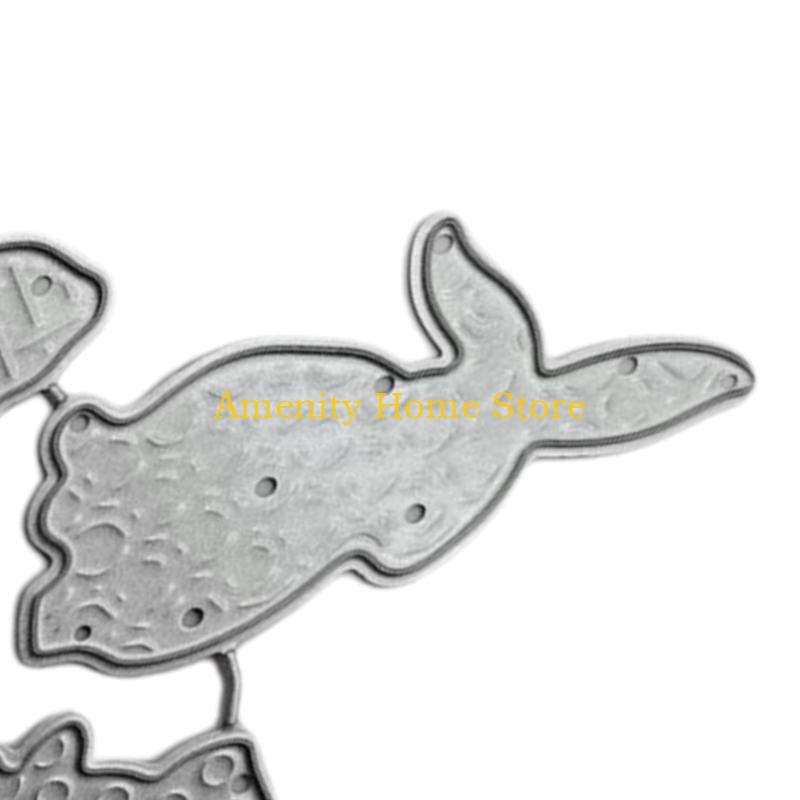 F26C Easter Bunny Metal Cutting Dies Stencil DIY Scrapbooking Album Paper Card Template Mold Embossing Craft Decoration