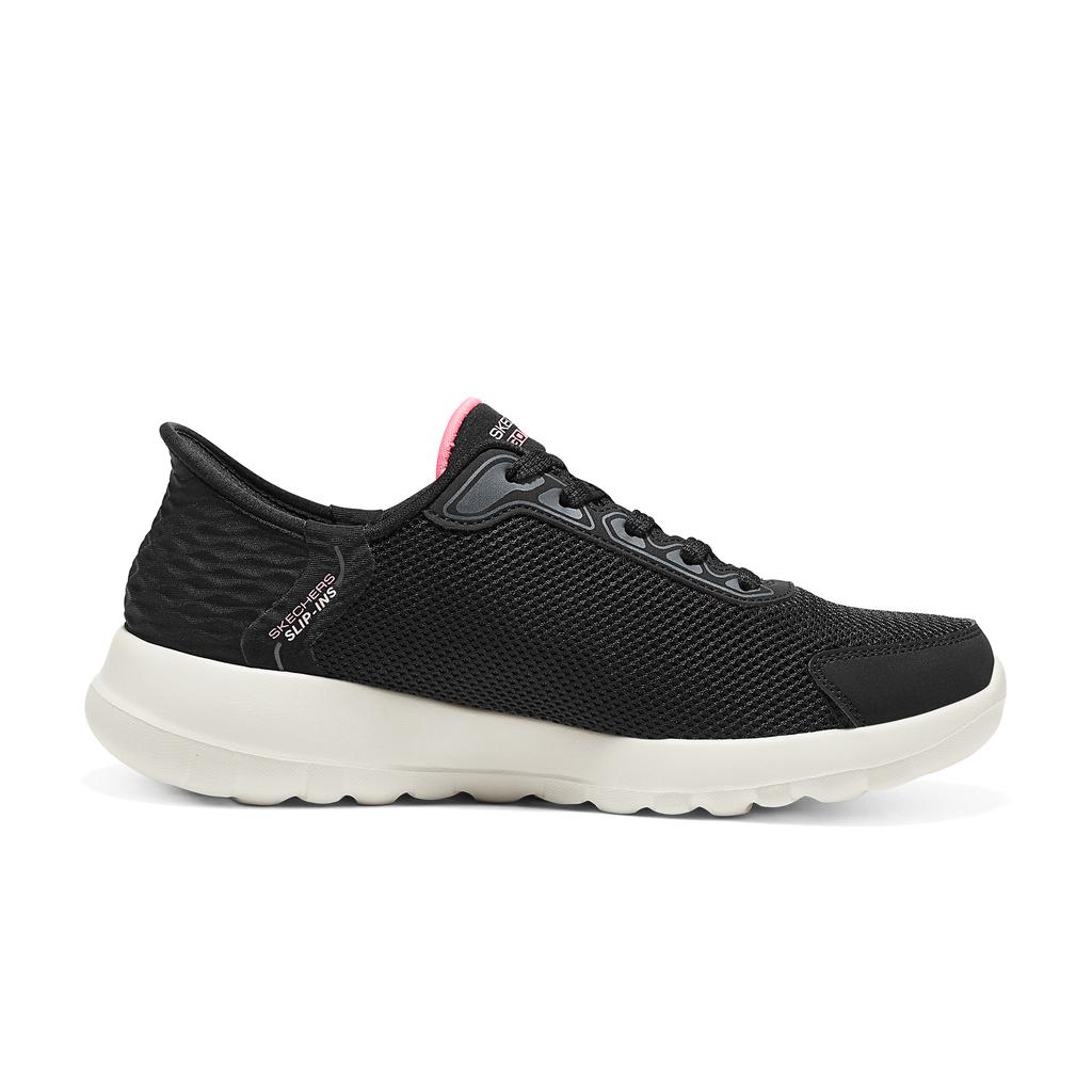 Skechers Scarpe da passeggio Go Walk con lacci, punta rotonda, comode, ammortizzanti, basse, da donna, sneakers 125721-BKPK