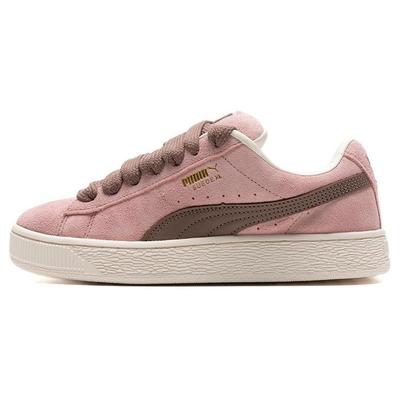 Zamszowe sneakersy unisex XL Future Pink Ciepło-Białe 395205-11
