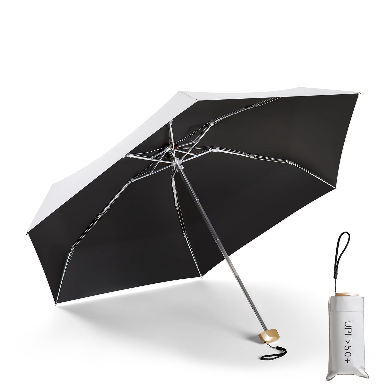 

Ultra Folding UV Fully Heat Manual Folding UV Water For Both Sunny and Rainy Parasol, Lightweight, 190g, Umbrella, Protection, Shaded, Shielding,