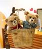 Ted2 Plush Teddy Bear Keychain Pendant - Stuffed Animal Comfort Doll Birthday Gift