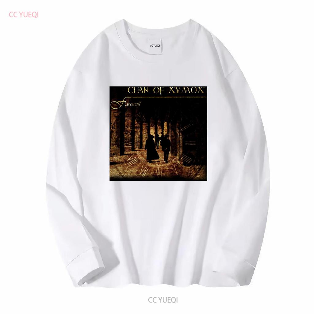 Rara Nuova T-shirt Nera Clan Of Xymox Unisex Tutte le Taglie S 2345xl 1p150 Lavata Vintage Versatile Casual Leggermente di Design