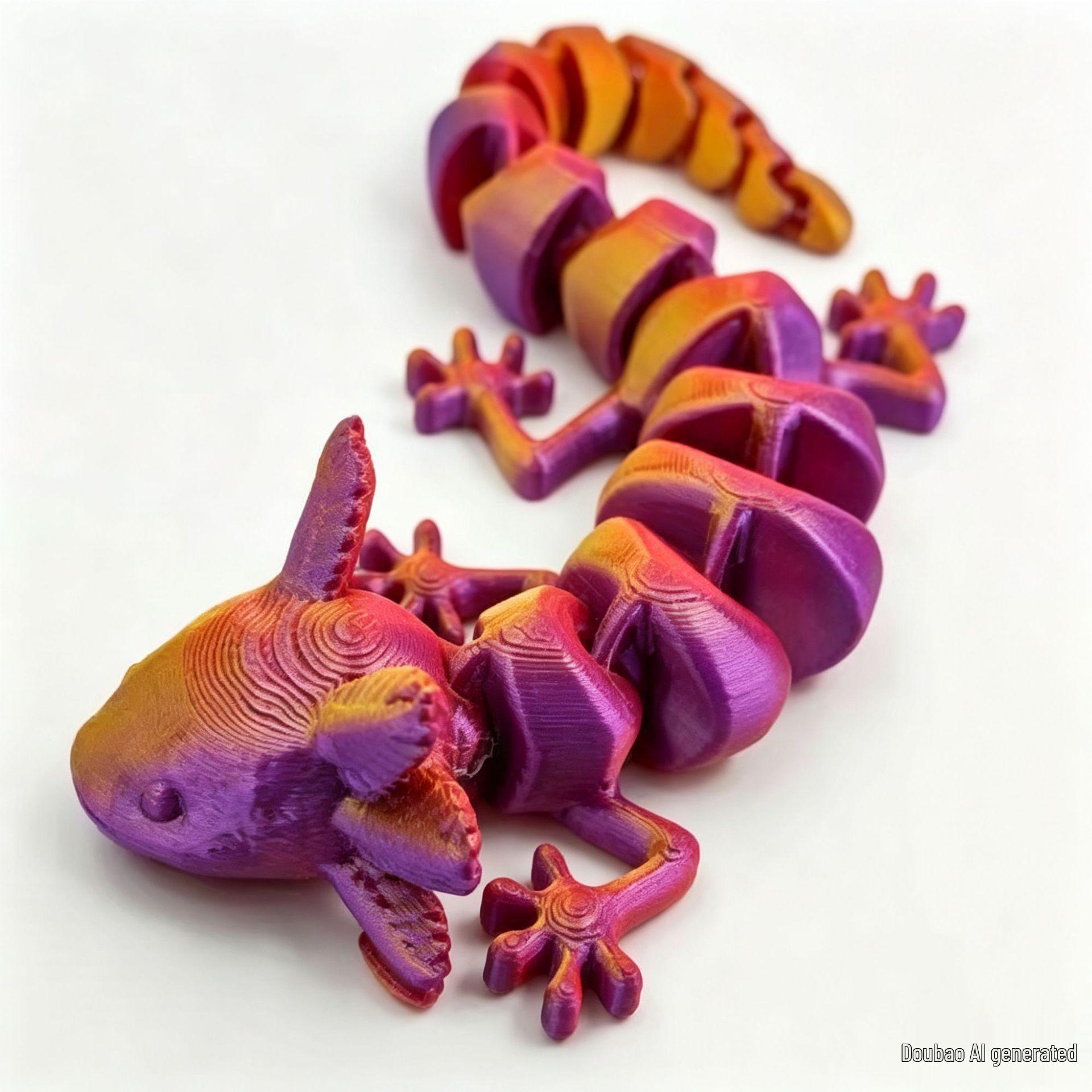 3D-печатная шарнирная фигурка китайского дракона, игрушка, поделка
