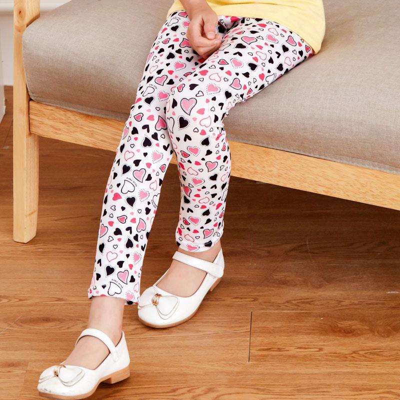 Mädchen Leggings Dehnbar Frühling Sommer Blumenmuster Kinder Kinder Hosen