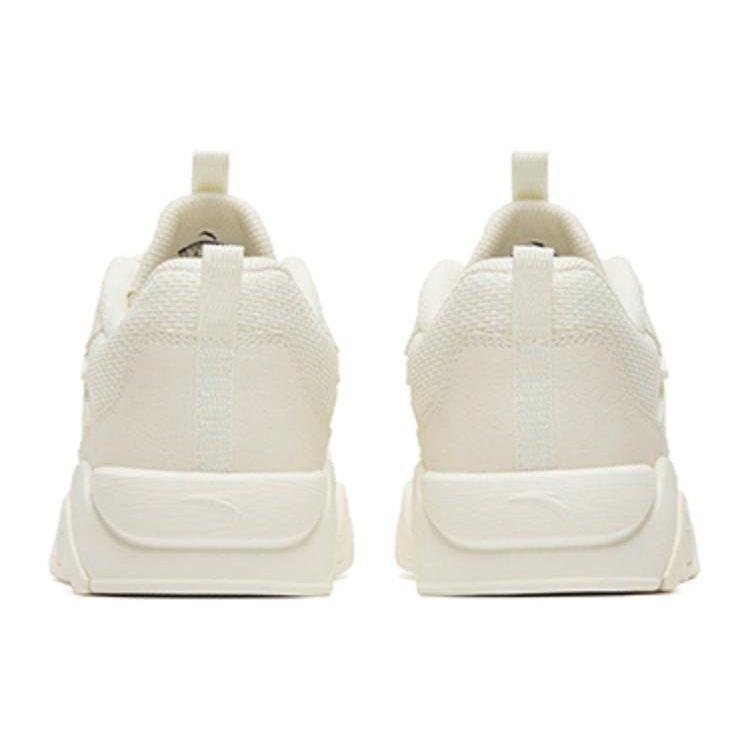 Anta Flame 3.0 Slip Resistant Cushioning Abrasion Resistant Low top Skateboard Shoes Women's Pure White 122248089-3