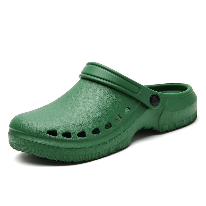 Operating Room Non-Slip Soft Bottom Clogs: Durable Baotou Shoes for Doctors, Nurses, and Cleanroom Labs