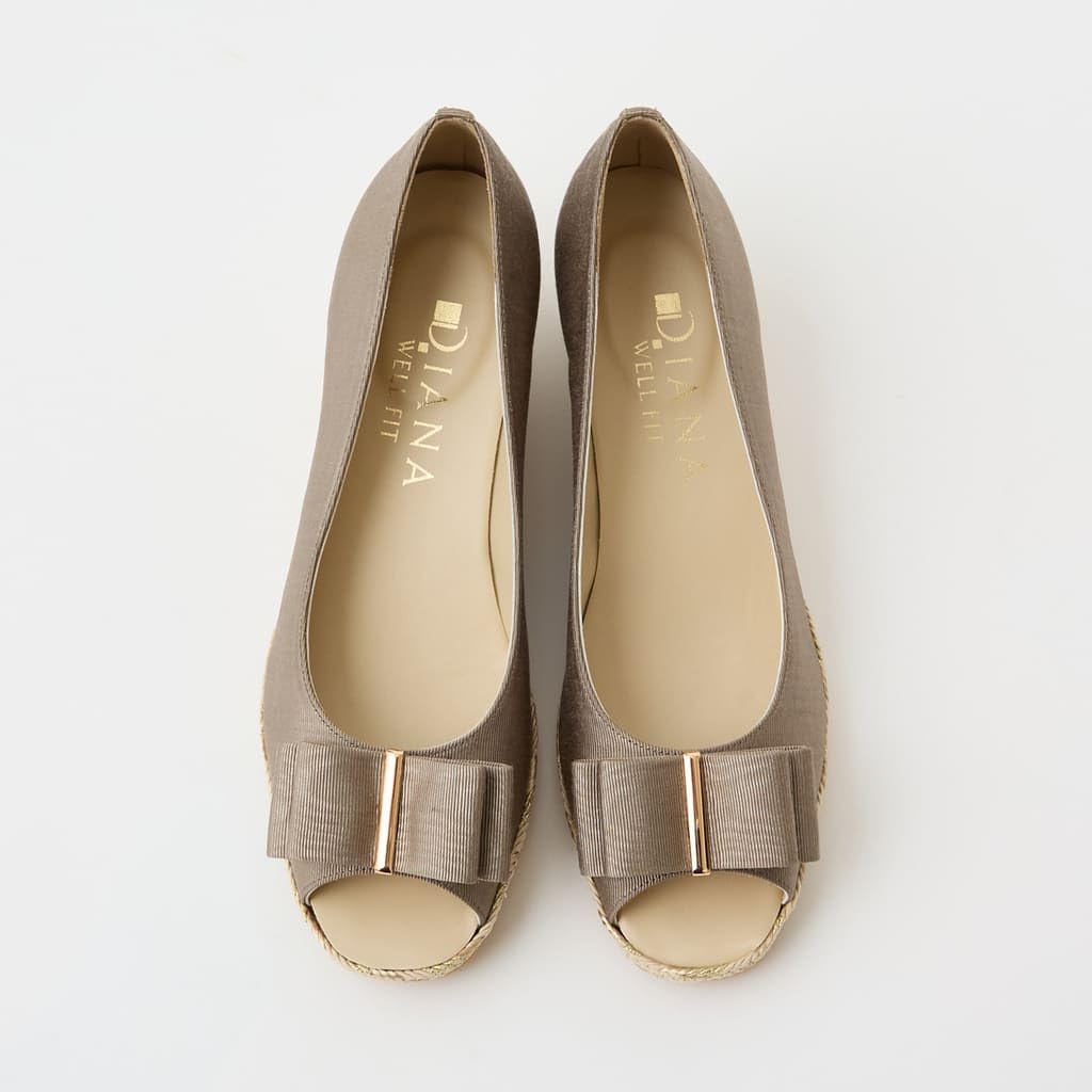 Open 185715200011 [Diana] Well-fit Pumps, Gray, 23.5 Cm,