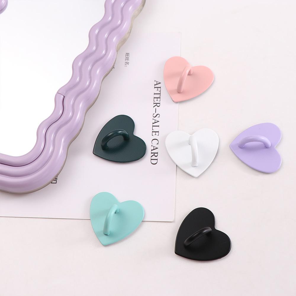 Phone Grip Holder Phone Case Finger Ring Phone Stand Holder Phone Clasps Hooks Heart Finger Ring