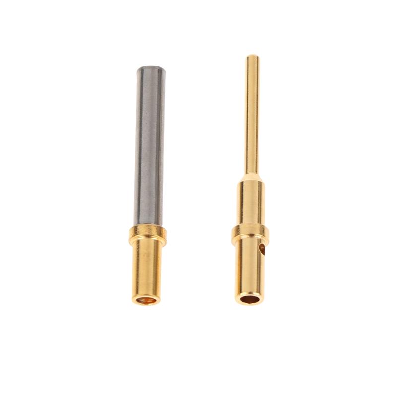 5/10Pcs 0460-202-2031 Gold Plated Stainless Steel Male/Female Pin 6-20Awg For Deutsch Dt Series Crimp Solid Terminal