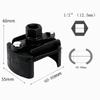 60-80mm Car Oil Filter Wrench Fuel Filter Removal Cast Steel Spanner Adjustable Removal Tool Universal Automotive Accessories