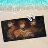 The FoxholeS Court Anime Microfiber Blanket Quick Drying Beach Towels Oversized Printing Super Absorbent Pool Towel Blanket