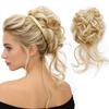 Europäisch-Amerikanischer Stil Blütenknospen Haargummi Scrunchie für voluminöse lange Haarknoten Frisuren