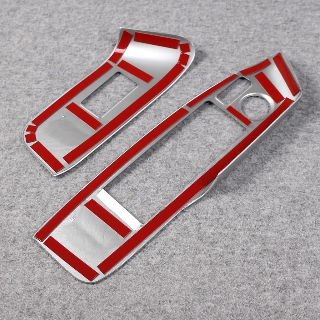 RUIQ Toyota New Sienta 10 Series Exclusive Interior Door Window Button Switch Panel Cover Garnish Exclusively Designed for TOYOTA Sienta (Satin