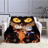 Cuphead Anime Printed Blankets Children's Warm Beautiful Blankets Flannel Soft and Comfortable Blanket Home Travel Birthday Gift