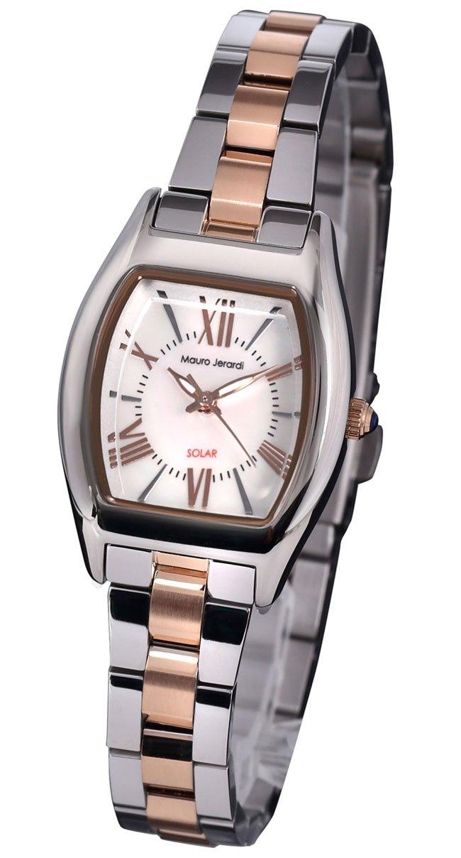 

Mauro Jerardi Tonneau Type Solar Ladies Watch Combi White [Mauro Gerardi] MJ058-1