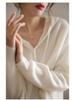 Women's Solid Wool Knit Hooded Sweater - Autumn/Winter Loose Slimming Pullover