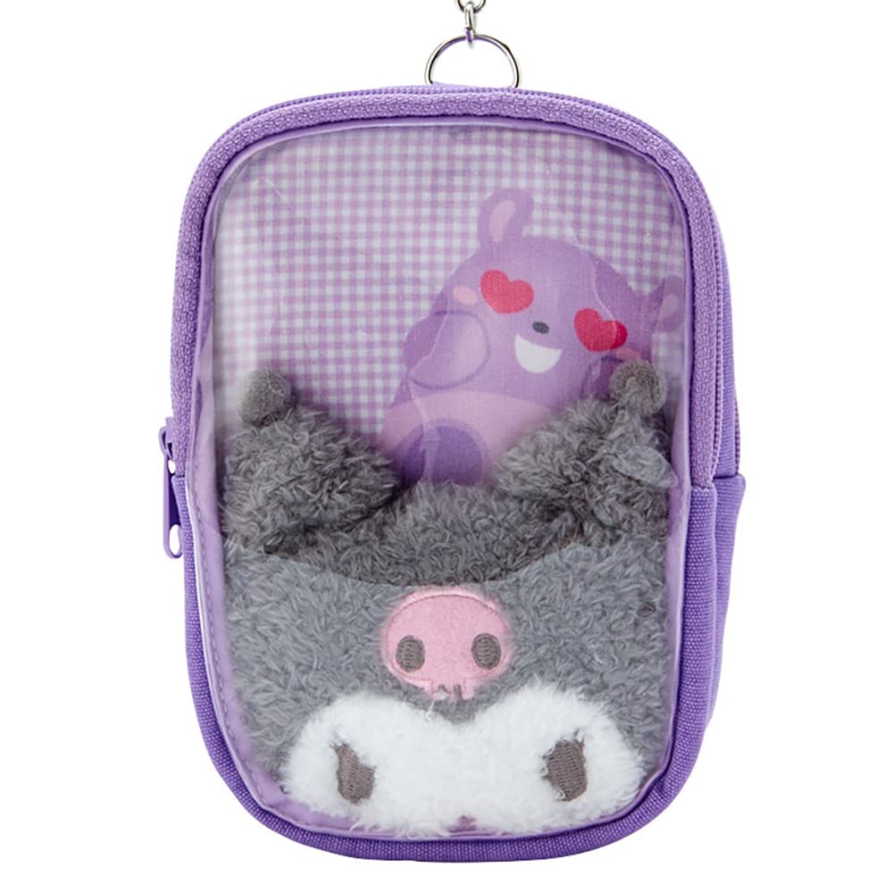 Sanrio Kuromi Mini Pouch Charm Favorite is the Polyester 138070 (My Best!) 15x11x2.8cm