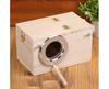 Large Parakeet Nest - Wooden Birdhouse Terrarium, 19.51212cm