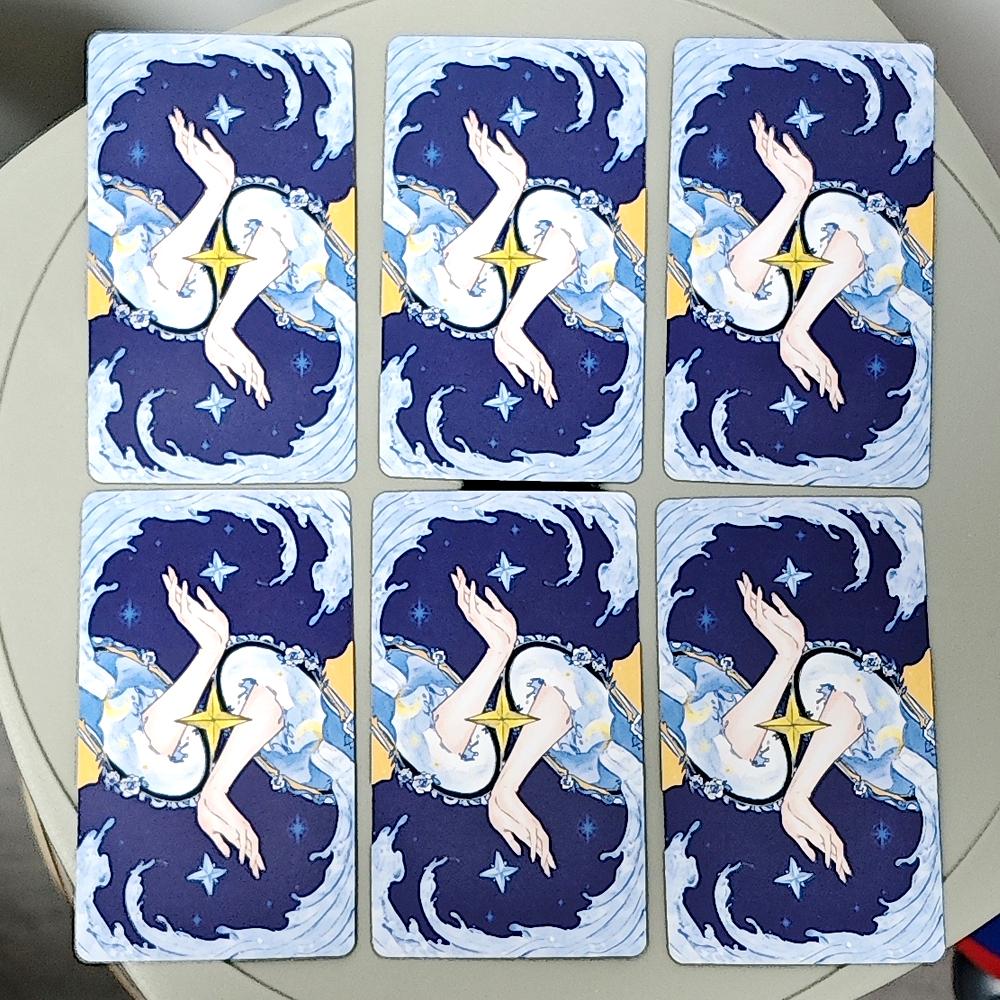 Secret Mirror Tarot Deck 78 Stück Bunte Tarotkarten Basierend auf dem Rider-Waite-System 10,3*6cm