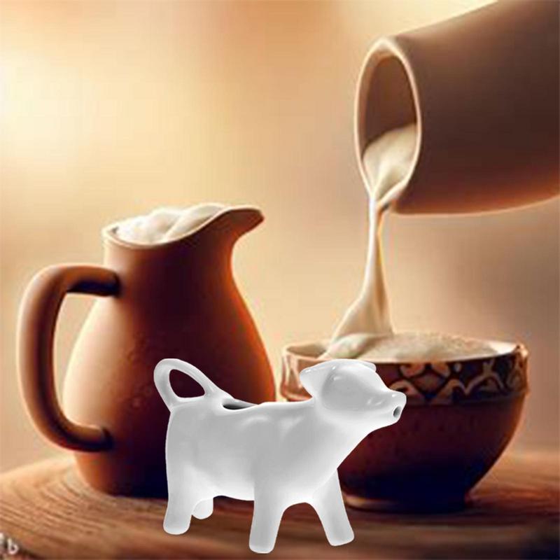 Pitcher Milk Creamer Ceramic Jug Cow Coffee Cup Sauce Gravy Dispenser Pourer Frothing Mini Container Frother Boat Bowl